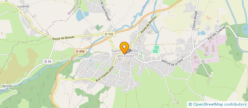 localisation de l'entreprise MONSIEUR BENJAMIN PREYNAS  SAINT-MARCELLIN-EN-FOREZ