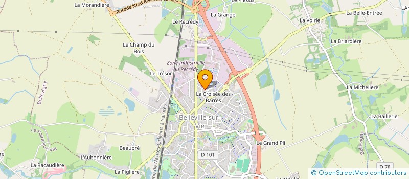 localisation de l'entreprise MONSIEUR BENJAMIN PRIAULT à LE POIRE-SUR-VIE