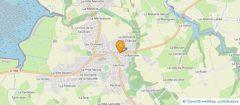 localisation de l'entreprise MONSIEUR BENJAMIN PRIOUR  BEAUSSAIS-SUR-MER