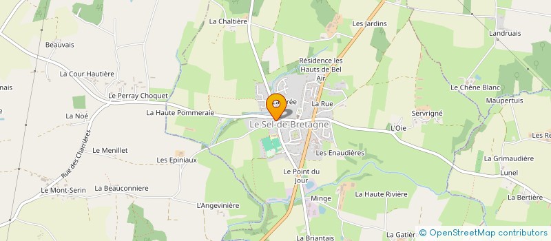 localisation de l'entreprise MONSIEUR BENJAMIN PRUNIER  LE SEL-DE-BRETAGNE