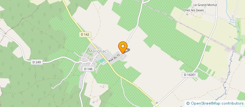 localisation de l'entreprise MONSIEUR BENJAMIN PUBLIE  MARIGNAC