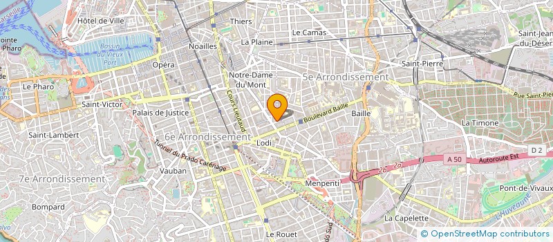 localisation de l'entreprise MONSIEUR BENJAMIN PUDDU  MARSEILLE