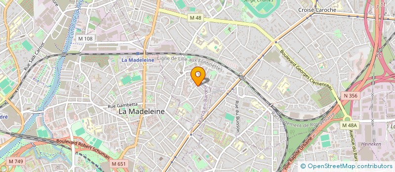 localisation de l'entreprise MONSIEUR BENJAMIN PUECHBROUSSOU à MARCQ-EN-BARŒUL