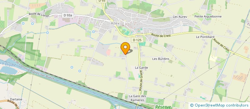 localisation de l'entreprise MONSIEUR BENJAMIN PULBY  ALLEX