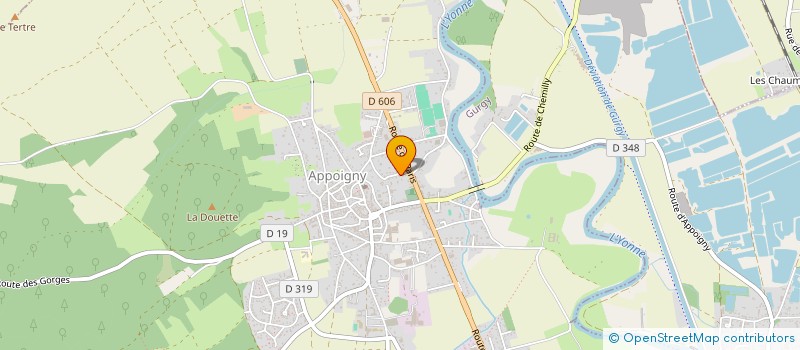 localisation de l'entreprise MONSIEUR BENJAMIN PY  APPOIGNY