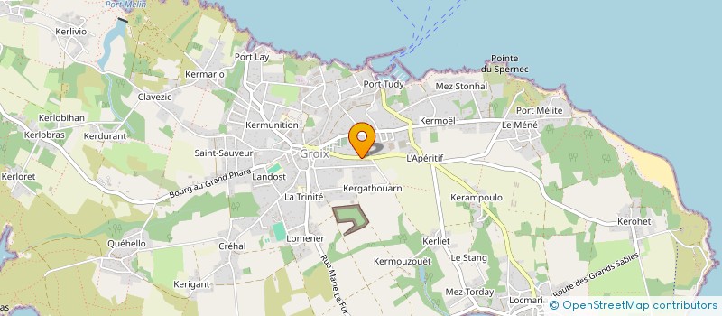 localisation de l'entreprise MONSIEUR BENJAMIN QUILLENT à GROIX