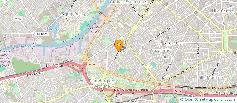 localisation de l'entreprise MONSIEUR BENJAMIN QUINET à LILLE