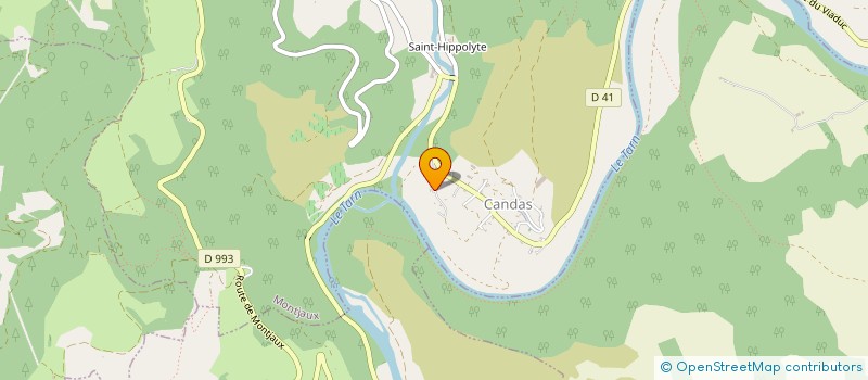 localisation de l'entreprise MONSIEUR BENJAMIN QUINGS  SAINT-ROME-DE-CERNON