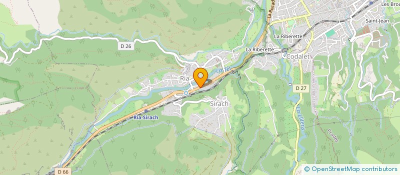 localisation de l'entreprise MONSIEUR BENJAMIN QUINTON  RIA-SIRACH