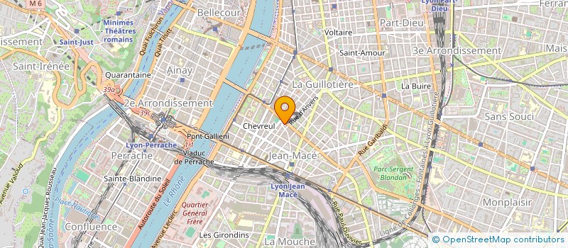 localisation de l'entreprise MONSIEUR BENJAMIN RABETTE  LYON