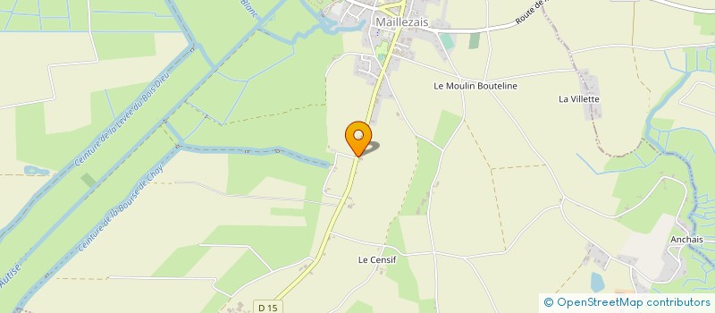 localisation de l'entreprise MONSIEUR BENJAMIN RAFFENEAU  MAILLE