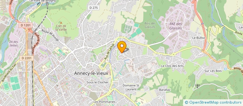 localisation de l'entreprise MONSIEUR BENJAMIN RAFFORT à ANNECY