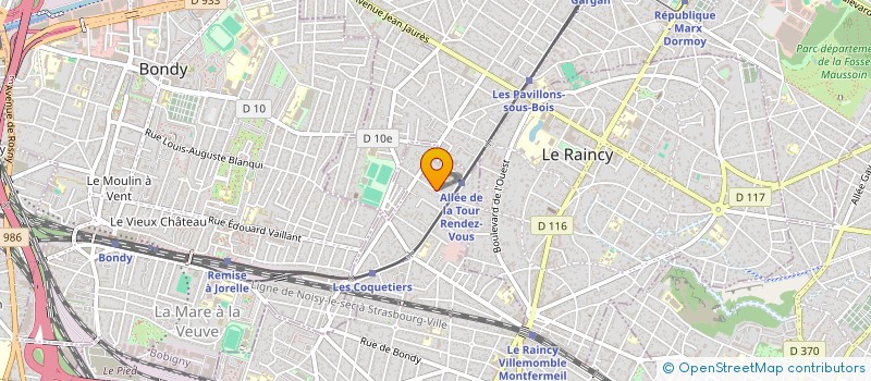 localisation de l'entreprise MONSIEUR BENJAMIN RAHAMIM  VILLEMOMBLE