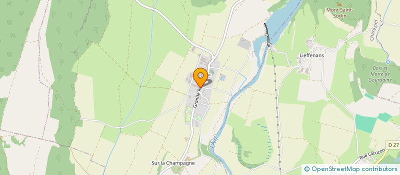 localisation de l'entreprise MONSIEUR BENJAMIN RAMBOZ  BLYE