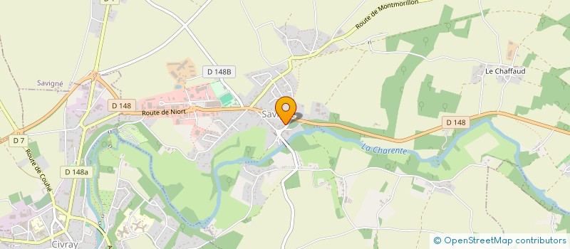 localisation de l'entreprise MONSIEUR BENJAMIN RAPHAEL  SAVIGNE