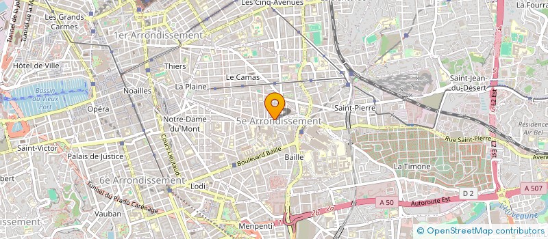localisation de l'entreprise MONSIEUR BENJAMIN RAS à MARSEILLE