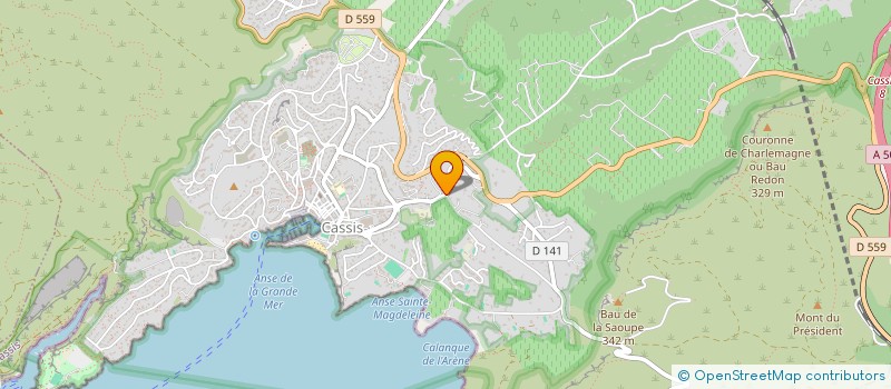 localisation de l'entreprise MONSIEUR BENJAMIN RASTOIN à CASSIS
