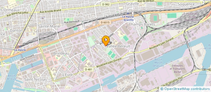 localisation de l'entreprise MONSIEUR BENJAMIN REAL à LE HAVRE