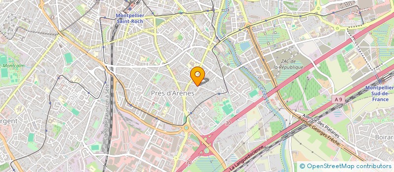 localisation de l'entreprise MONSIEUR BENJAMIN REBOUL à MONTPELLIER
