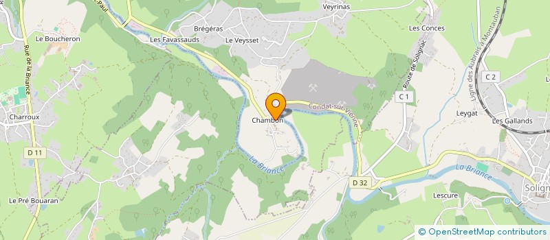 localisation de l'entreprise MONSIEUR BENJAMIN REDELSPERGER  CONDAT-SUR-VIENNE