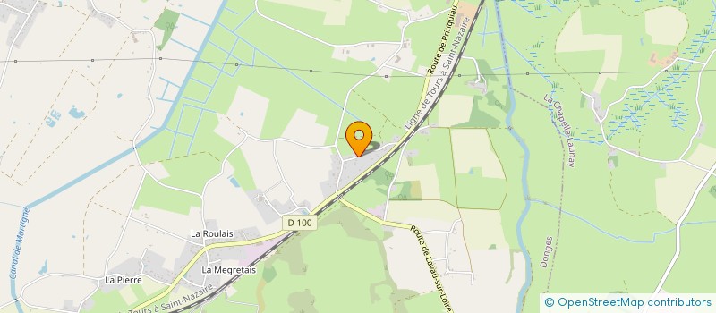 localisation de l'entreprise MONSIEUR BENJAMIN REDON  DONGES