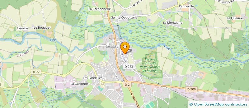 localisation de l'entreprise MONSIEUR BENJAMIN REGNAULT  LESSAY