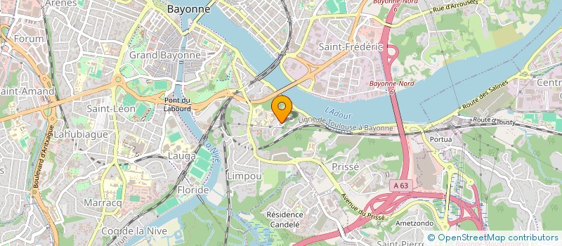 localisation de l'entreprise MONSIEUR BENJAMIN REMADNA  BAYONNE