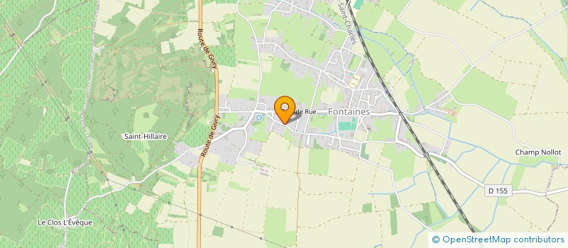 localisation de l'entreprise MONSIEUR BENJAMIN REMONDIN  FONTAINES