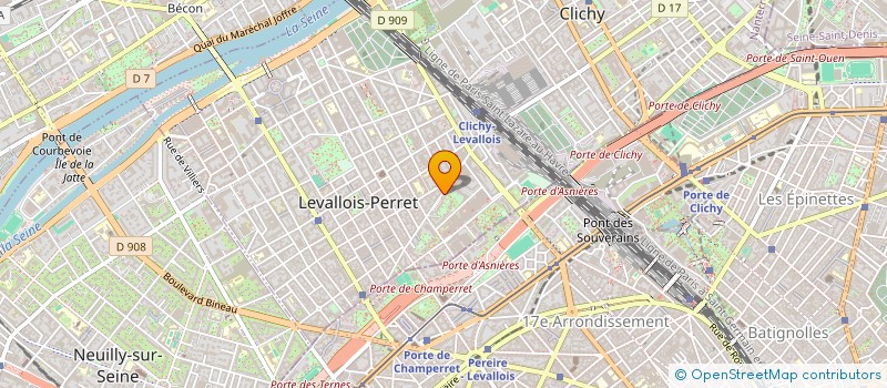 localisation de l'entreprise MONSIEUR BENJAMIN REMY à LEVALLOIS-PERRET