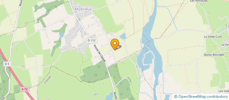 localisation de l'entreprise MONSIEUR BENJAMIN RENARD  MIZERIEUX