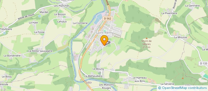 localisation de l'entreprise MONSIEUR BENJAMIN RENAULT  SAINT-REMY