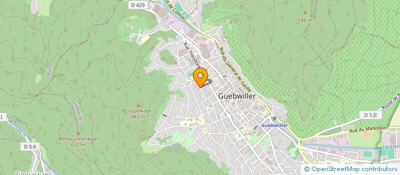 localisation de l'entreprise MONSIEUR BENJAMIN RENOUX à GUEBWILLER
