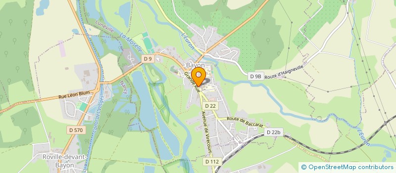 localisation de l'entreprise MONSIEUR BENJAMIN RETTEL  BAYON