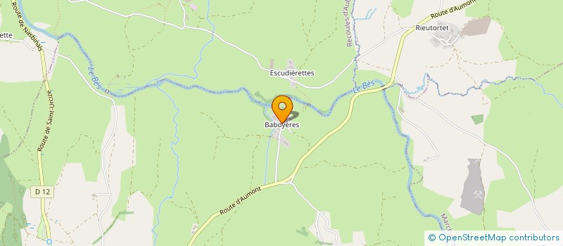 localisation de l'entreprise MONSIEUR BENJAMIN REVERSAT  NASBINALS