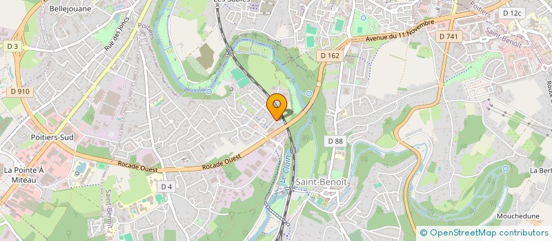 localisation de l'entreprise MONSIEUR BENJAMIN REVERSEAU  SAINT-BENOIT