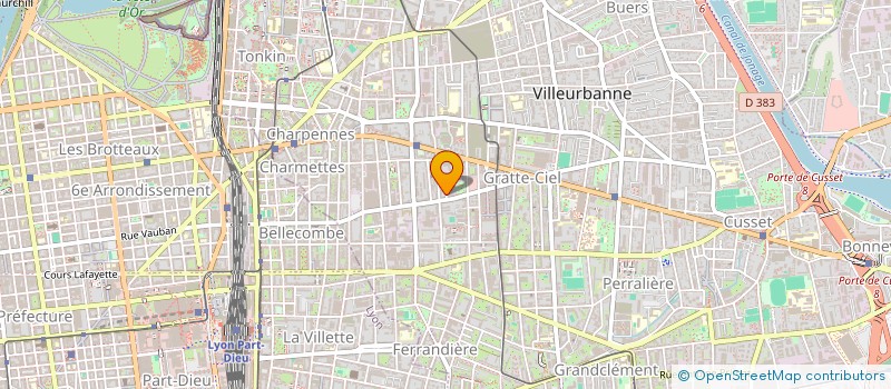 localisation de l'entreprise MONSIEUR BENJAMIN REY  VILLEURBANNE