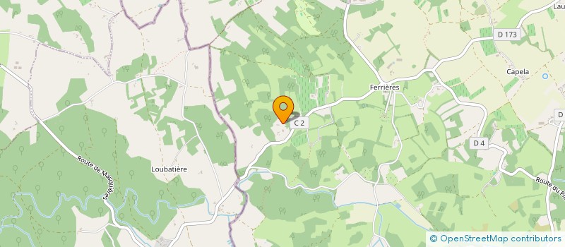 localisation de l'entreprise MONSIEUR BENJAMIN REY  SERIGNAC