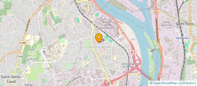 localisation de l'entreprise MONSIEUR BENJAMIN REYNES  OULLINS-PIERRE-BENITE