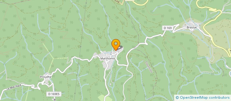 localisation de l'entreprise MONSIEUR BENJAMIN REYNES  COURNIOU