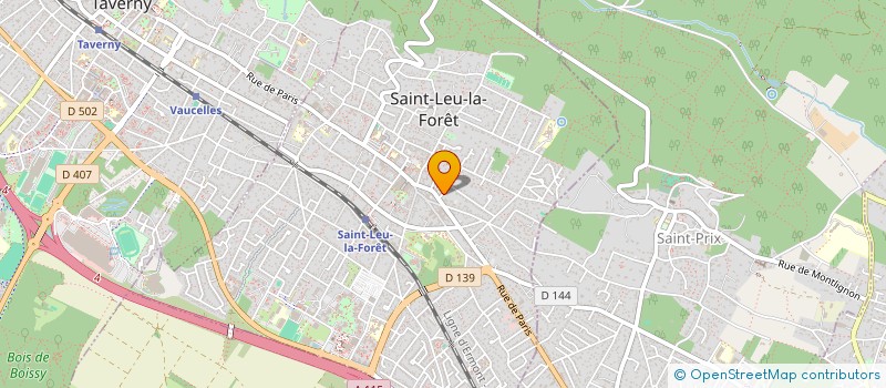 localisation de l'entreprise MONSIEUR BENJAMIN RIBEIRO  SAINT-LEU-LA-FORET