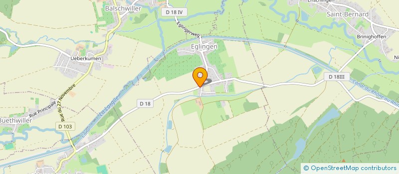 localisation de l'entreprise MONSIEUR BENJAMIN RIBSTEIN  EGLINGEN