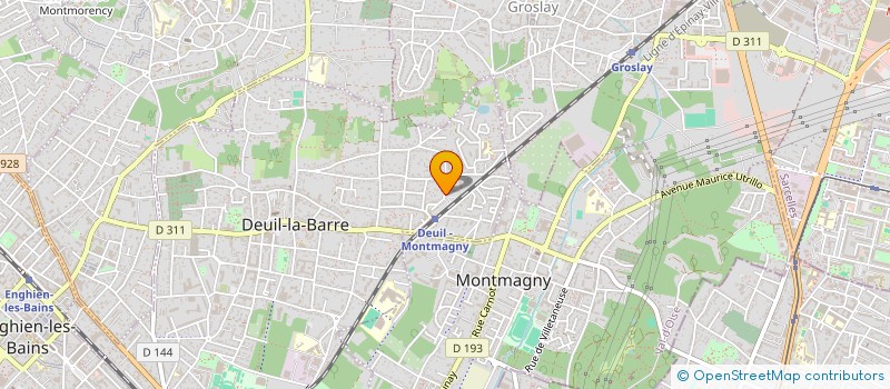 localisation de l'entreprise MONSIEUR BENJAMIN RICHARD à DEUIL-LA-BARRE