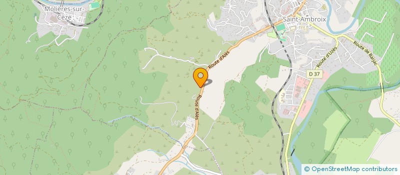 localisation de l'entreprise MONSIEUR BENJAMIN RIEUTORD  SAINT-AMBROIX