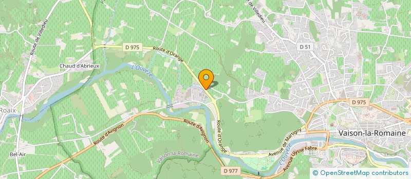 localisation de l'entreprise MONSIEUR BENJAMIN RIGAUD  RASTEAU