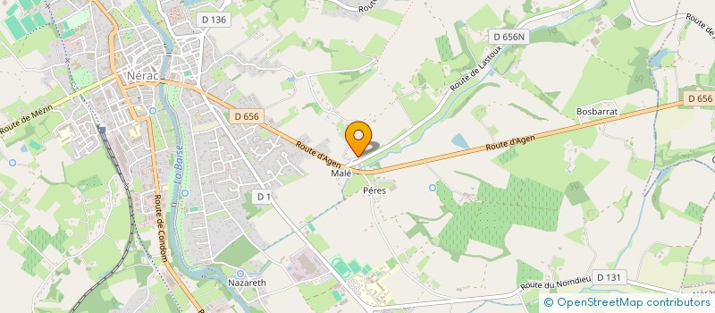 localisation de l'entreprise MONSIEUR BENJAMIN RINQUEBACH  NERAC