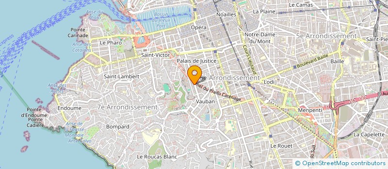 localisation de l'entreprise MONSIEUR BENJAMIN RIQUELME  MARSEILLE