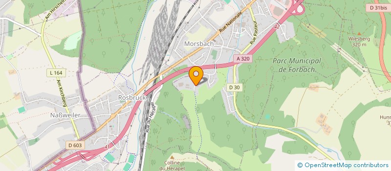 localisation de l'entreprise MONSIEUR BENJAMIN RITZ  MORSBACH