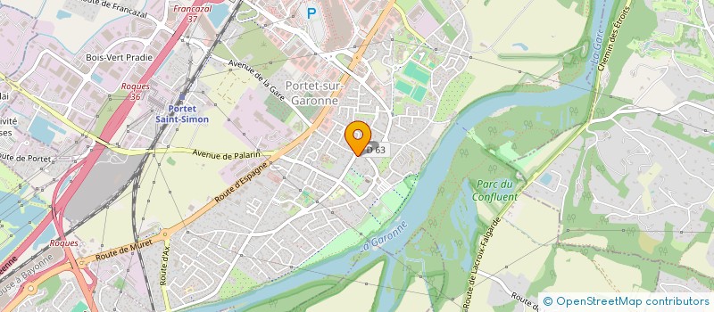 localisation de l'entreprise MONSIEUR BENJAMIN RIUS  PORTET-SUR-GARONNE