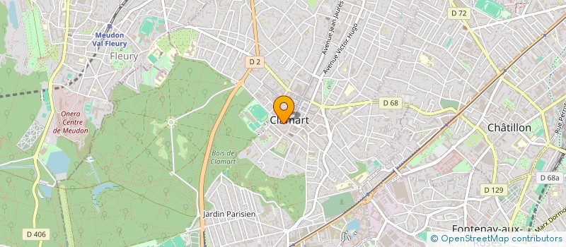localisation de l'entreprise MONSIEUR BENJAMIN ROBBE à CLAMART