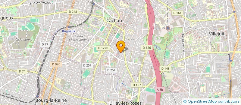 localisation de l'entreprise MONSIEUR BENJAMIN ROBERT à CACHAN